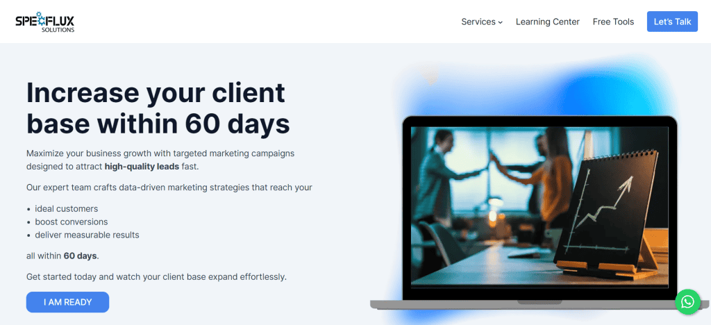 Specflux Solutions Website